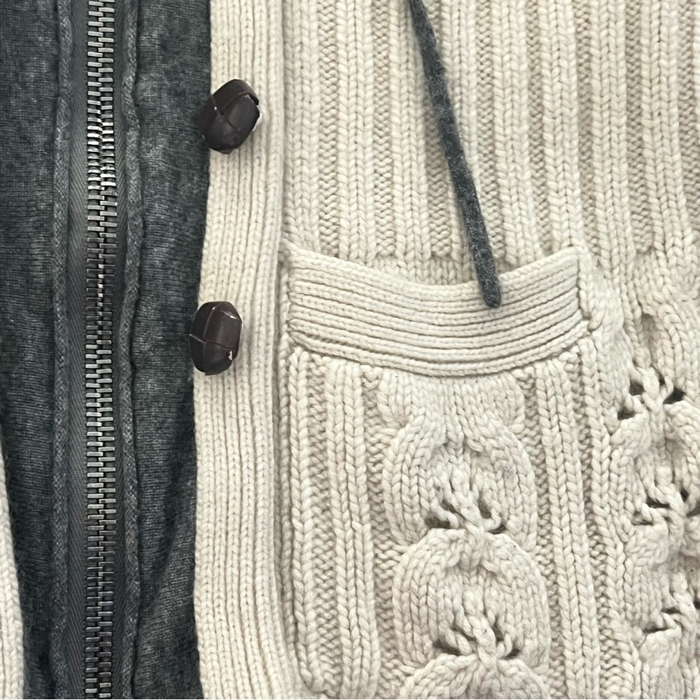 Moncler Webber+Ahaus 2012 Sport Collection Cashmere and wool hooded Cardigan, XS - Picture 7 of 16
